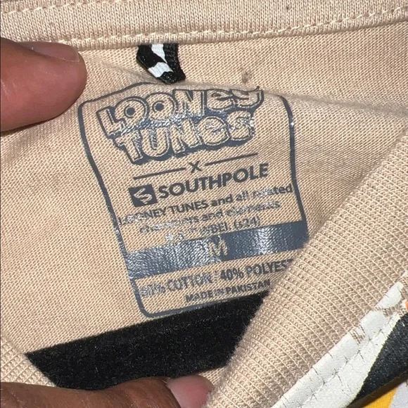 South Pole Looney Tunes Beige Tee - Picture 2 of 7